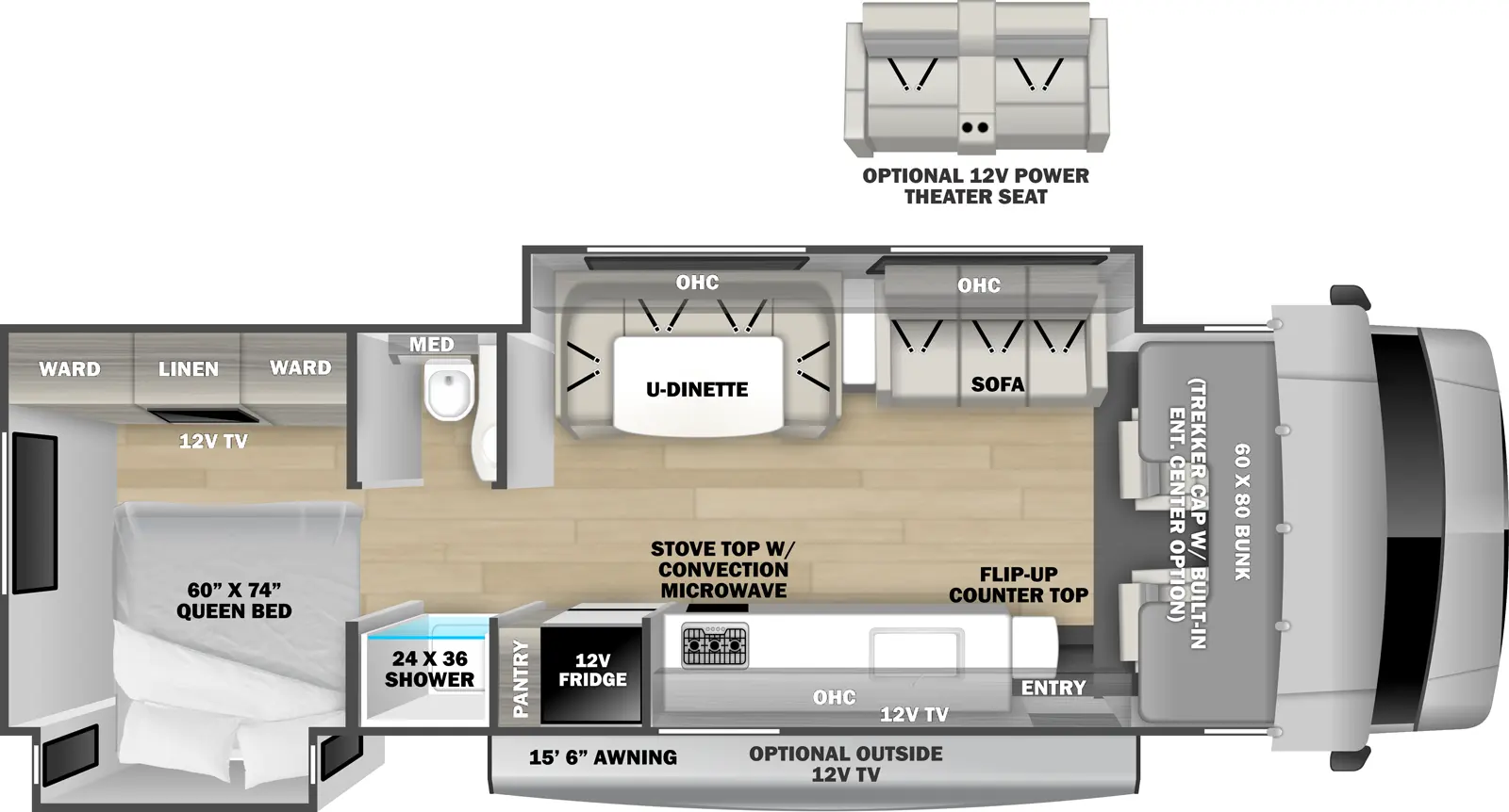 Forester 3011DS Floorplan